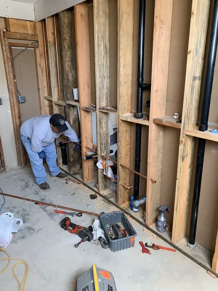 Commercial rough-in plumbing for Water Heater Replacement in Edgewater Beach